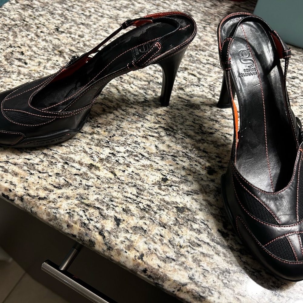 Elegant Black Heels by Cole Haan G Series